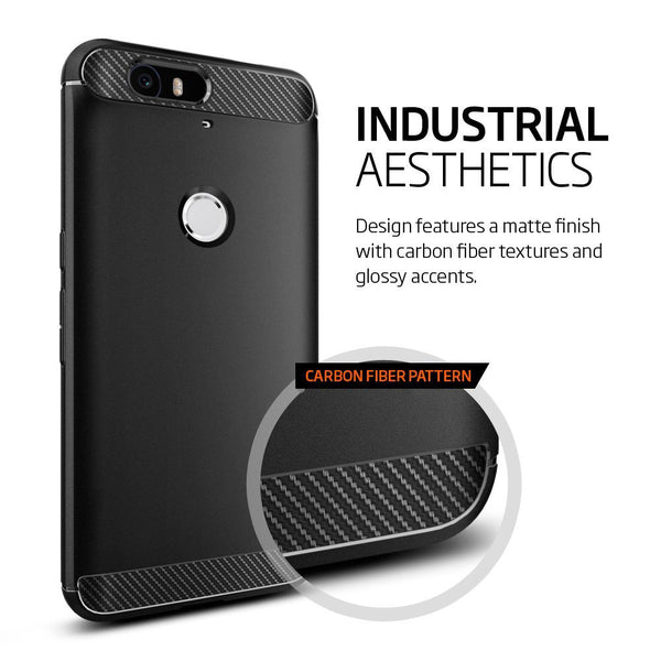 Aliantech Huawei Nexus 6P Case Original SGP Rugged Armor SGP11797 Soft TPU Drop Resistance Back Cover Case for Google Nexus 6P